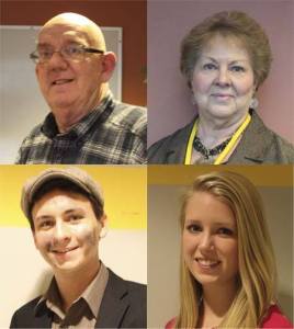 Clockwise from top left