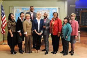 Brigitte Tennis (far right)