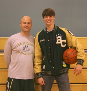 Bear Creek head basketball coach Scott Moe