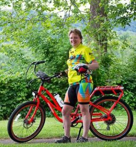 Cathy Rogers will ride across the country for the American Lung Association beginning Monday.