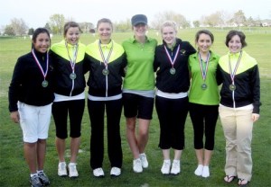 The RHS girls' golf team
