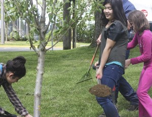 Horace Mann Elementary fifth-graders