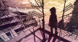 Skyward Scrapyard by Elizabeth Kirby is one of more than 20 pieces of digital art that will be on display at the Old Redmond Schoolhouse Community Center at 16600 NE 80th St.