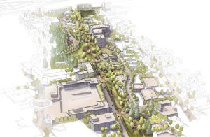 A conceptual drawing of what the Redmond spur of the Burlington Northern Santa Fe (BNSF) Corridor might look like in the future