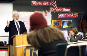 Local poet Rick Smith