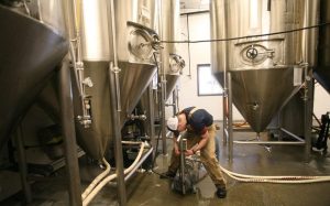 Brewer Brandon Ridge works at Mac & Jack’s Brewery in Redmond. Mac & Jack’s holds free tours at 3 p.m. Sundays