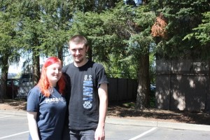 Ellie Wilson (left) and Levi DeTienne are working to build Treelight Village