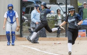 Bear Creek’s Maya Shipway scores during the combined Bear Creek/Forest Ridge 11-0 victory over Ingraham on Thursday. Courtesy of Brent Ethington