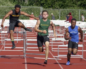 From left: Inglemoor’s Jalen Woodley
