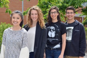 The Lake Washington High School PTSA announced the recipients of the 2016 Sheeley Scholarship Award: left to right