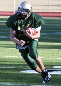 Senior running back Nico Shewey will anchor the rushing attack for the Mustangs