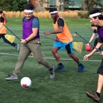 Microsoft employees play a match of Quidditch, the popular sport in the Harry Potter series, as part of the company&rsquo;s employee giving campaign in October.