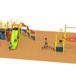 A rendering of the proposed new playground for Einstein Elementary School. Courtesy Graphic