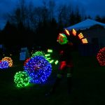 A colorful, festive evening at Redmond Lights