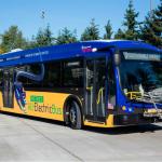 A King County Metro Transit battery-powered bus. Courtesy of King County