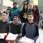 STEM app winners: Top from left, Sid Chandrasekar, Rhea Shinde, Tristan Stevens and Rachel Oommen; bottom from left, Stephen Yamasaki, Rudy Banerjee and Ayan Gupta. Andy Nystrom, Redmond Reporter