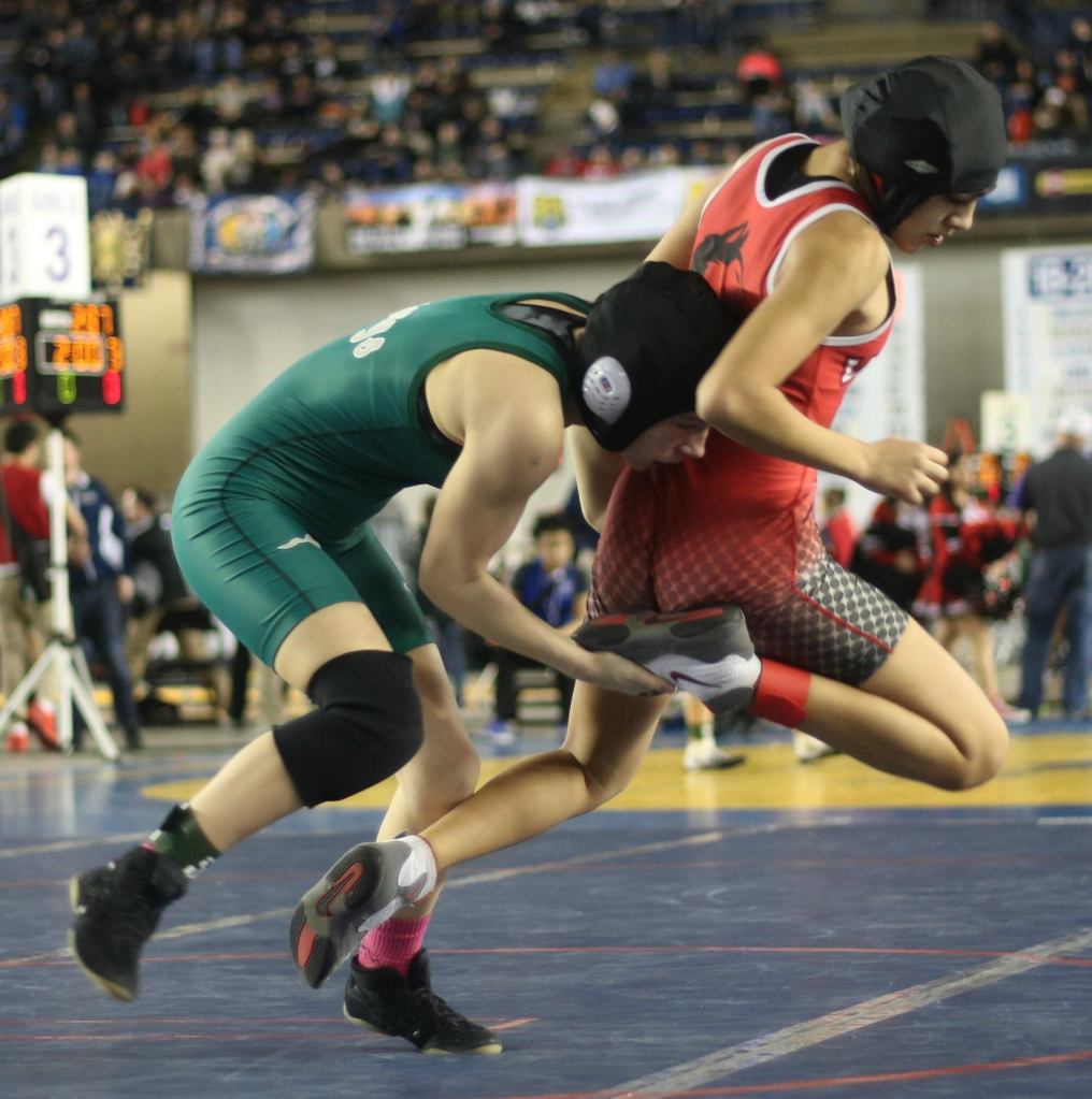 Redmond’s Medvinsky grapples to second place at state meet