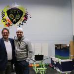 From left, CEO Charl Faurie and co-owner Justin Bower of the Redmond Tennis Club on Redmond Ridge have known each other for about 20 years. Samantha Pak, Redmond Reporter