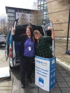 Marcy O&rsquo;Hara and Betsie McLain with the City of Redmond. Courtesy photo