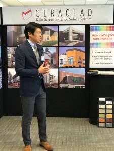 KMEW President Atsunori Komeya.