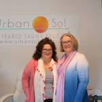 Sisters (from left) Kris Mutlu and Michele McMasters opened Urban Sol Infrared Sauna Studio last month at 15912 N.E. 83rd St. in downtown Redmond. Samantha Pak, Redmond Reporter