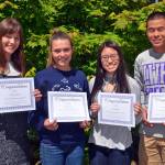 LWHS PTSA awards four seniors with Sheeley scholarship