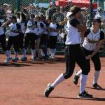 Redmond hits big, earns 3A state softball championship