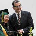 Overlake School graduates received their diplomas on June 11 at a ceremony on their Redmond school campus. David Chudzik photos