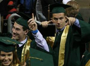 Redmond High graduates bask in the spotlight at KeyArena