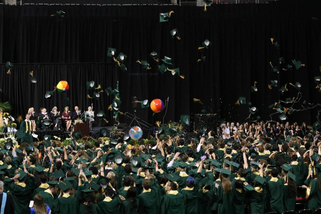 Redmond High graduates bask in the spotlight at KeyArena