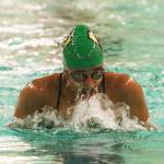 Redmond&rsquo;s Anamika Nanda swims to victory in the 100-yard breaststroke. Andy Nystrom/Redmond Reporter