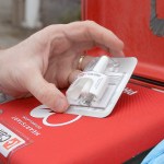Evan Thompson / The Record Langley Police Chief David Marks displays a 4mg dosage of Narcan, which is usually stored in his defibrillator box.
