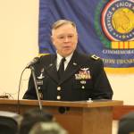 Maj. Gen. Bret D. Daugherty addresses Vietnam war veterans during a Nov. 10 Veterans Day ceremony in Redmond. Aaron Kunkler/Redmond Reporter