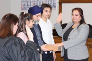 Dhingra sworn in as 45th Legislative District senator