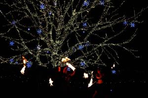 All fired up at Redmond Lights