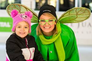 A special skate with the Tooth Fairy