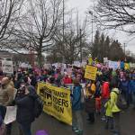 Tens of thousands take to the streets for Seattle Women’s March