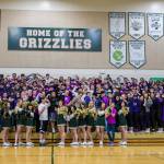 Bear Creeks students gather in the school gym during Spirit Week. Courtesy photo