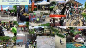 Microsoft employees get on board with Bike to Work Day