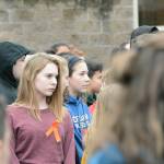 Chief Kanim Middle School in Fall City participated in the National School Walkout as well. Courtesy of Sarah Ricks