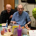 George Mosebar at a birthday celebration at the Redmond Senior Center. He turned 101 on March 26. Courtesy photo