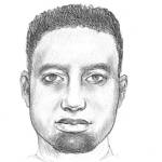 A police sketch of the suspect who snatched a gold necklace off of a womans neck last Thursday. Sketch courtesy of the Redmond Police Department