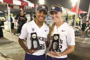 Former Redmond High players snag second with UW softball squad