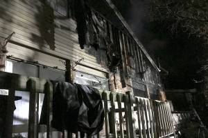 Photos of Toketi Lakeshore Condominiums and the fires aftermath courtesy of the Redmond Fire Department