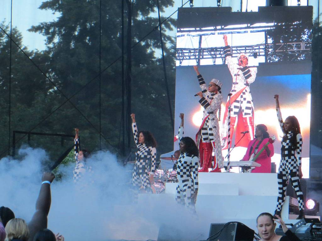 A theme running through Janelle Monáes show was being true to yourself. Samantha Pak/Staff Photo