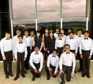 Evergreen Middle School teams rank high at national Olympiad