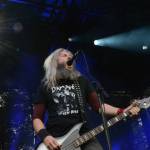 Mastodon bassist Troy Sanders lifts the crowd with his soaring, melodic vocals. Photo courtesy of Cat Rose