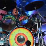 Mastodons Brann Dailor gets intense behind his drum kit. Photo courtesy of Cat Rose