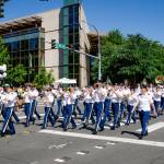 A band plays in the Derby Days grand parade. Photo courtesy of the city of Redmond