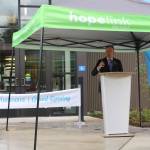 King County Executive Dow Constantine speaks about the impact Hopelink has in the region, by helping people gain the tools to exit poverty and homelessness. Katie Metzger/staff photo